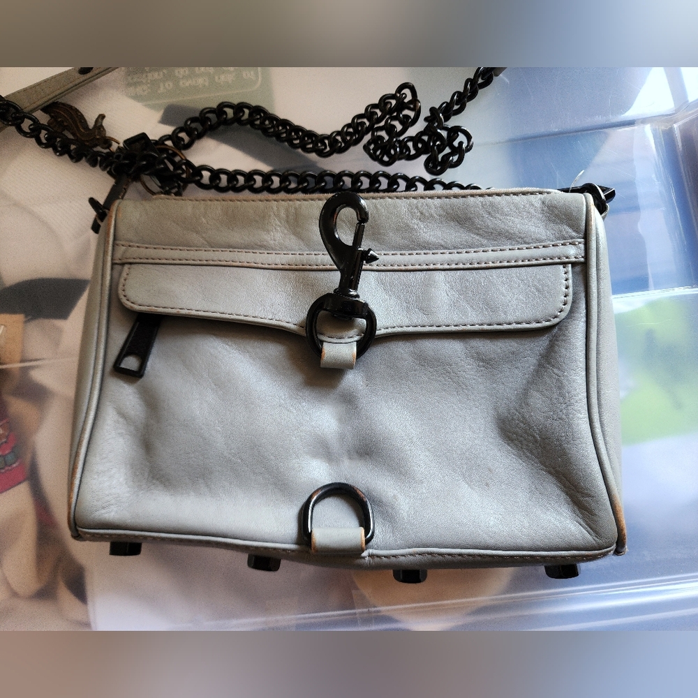 Rebecca Minkoff genuine leather sling bag.